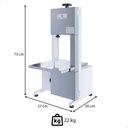 Ver imagem 3 de Serra Fita Delta Grill 1,46 Mts Semi Inox Bivolt Monofásica 1/3cv 1027