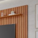 Ver imagem 5 de Painel Ripado para TV até 84 Polegadas 100% MDF 230cmx220cm Maragogi Laranja Cinamomo