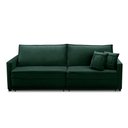 Ver imagem 5 de Sofá Sem Caixa Retrátil Reclinável 2,50m Karen Veludo Verde Adonai Estofados