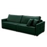 Sofá Sem Caixa Retrátil Reclinável 2,50m Karen Veludo Verde Adonai Estofados - 4
