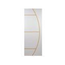 Ver imagem 1 de Kit com 4 Folhas de Porta Madeira Decorada 210x90cm Espessura 3,5cm Gaúcha MGM Branco
