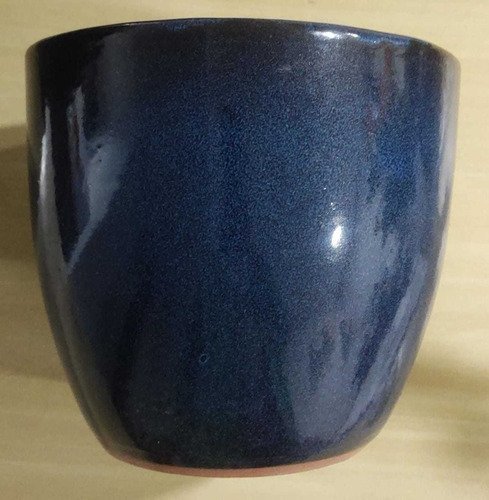 VASOS VIETNAMITA AZUL PETROLEO 01 PEÇA C