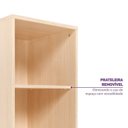 Ver mais imagens de Cama Elevada com Escrivaninha, Armário e Cômoda MDF Artsy Casatema MadeiraOriginals Natural/Verde