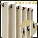 Ver imagem 4 de Cortina Blackout Blecaute Quarto 7,00 X 2,80 Brenda Palha