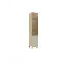 Ver imagem 1 de Paneleiro Simples Domus Luciane 2 Portas MDF 15mm 40cm Verde UV e Reflecta Bronze