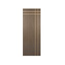 Ver imagem 1 de Kit com 3 Folhas de Porta Madeira Decorada 210x60cm Espessura 3,5cm Mantiqueira MGM Marrom/Carvalho Alpha
