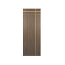 Ver imagem 1 de Kit com 4 Folhas de Porta Madeira Decorada 210x60cm Espessura 3,5cm Mantiqueira MGM Marrom/Carvalho Alpha