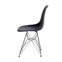 Ver imagem 3 de Cadeira Charles Eames Eiffel Dkr Base Cromada:preta