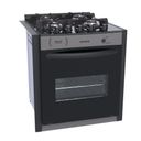 Ver imagem 1 de Fogão de Embutir 4 Bocas Venax Gaudi Prisma Vitreo a Gás Grafite Bivolt