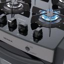 Ver imagem 3 de Fogão de Embutir 4 Bocas Venax Gaudi Prisma Vitreo a Gás Grafite Bivolt