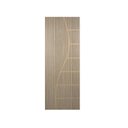 Ver imagem 3 de Kit com 3 Folhas de Porta Madeira Decorada 210x70cm Espessura 3,5cm Cantareira MGM Cinza/Carvalho Alpha