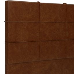 Cabeceira Cama Box Casal King 195 cm Roma W01 Couríssimo Marrom - Lyam Lyam Decor - 6