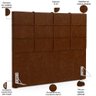Cabeceira Cama Box Casal King 195 cm Roma W01 Couríssimo Marrom - Lyam Lyam Decor - 4