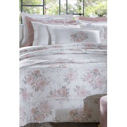 Cobreleito Satinee Kacyumara 300 Fios Florian Queen - 1