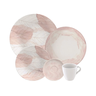 Aparelho de Jantar Rose em Porcelana Decorada 20 Peças Tramontina - 1