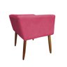 Banco Decorativo Nina Suede Rosa Pink - Dominic Decor - 2