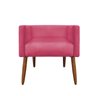 Banco Decorativo Nina Suede Rosa Pink - Dominic Decor - 3