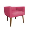 Banco Decorativo Nina Suede Rosa Pink - Dominic Decor - 1