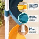 Ver imagem 5 de Estante Modular 4 Prateleiras Organizadora Multiuso Aparador Sala Fruteira Rack Cozinha Quarto Banhe