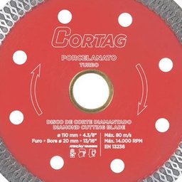 Disco Corte Diamantado Porcelanato Best Quality 110mm Cortag - 2