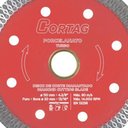 Ver imagem 2 de Disco Corte Diamantado Porcelanato Best Quality 110mm Cortag