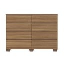 Ver imagem 1 de Cômoda Demóbile Sintra 8 Gavetas 136cm - Amendola Touch