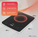 Ver imagem 6 de Cooktop de Indução Hq 1 Boca Portátil 2000w Preto Hq-ids2001 220v