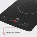 Ver imagem 5 de Cooktop de Indução Hq 1 Boca Portátil 2000w Preto Hq-ids2001 220v