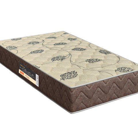 Colchão Solteiro Livorno St (Eps - D28 Misto Espuma) 24x78x188cm Orthoflex Marrom/Bege