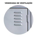 Ver imagem 3 de Armário Roupeiro de Aço Vestiário Academia 4 Portas Locker