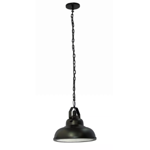 PENDENTE INDUSTRIAL LAMPS D52X50CM COR PRETO FOSCO ALUMENS