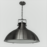 PENDENTE INDUSTRIAL LAMPS D52X50CM COR PRETO FOSCO ALUMENS - 2
