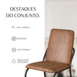 Conjunto Sala de Jantar Mesa Redonda 100cm Base Omega Tampo Mdf Laca com Vidro Malibu - 11