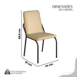 Conjunto Sala de Jantar Mesa Redonda 100cm Base Omega Tampo Mdf Laca com Vidro Malibu - 4