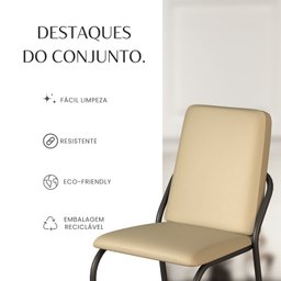 Conjunto Sala de Jantar Mesa Redonda 100cm Base Omega Tampo Mdf Laca com Vidro Malibu - 11