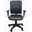 Ver imagem 4 de Cadeira Escritório Ergonômica Nr17 Office Executiva Giratória Rodízios Preta Costura Esteirinha