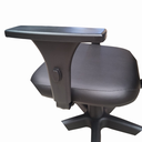 Ver mais imagens de Cadeira Escritório Ergonômica Nr17 Office Executiva Giratória Rodízios Preta Costura Esteirinha