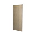 Ver imagem 2 de Kit com 4 Folhas de Porta Madeira Decorada 210x80cm Espessura 3,5cm Mantiqueira MGM Cinza/Carvalho Alpha