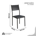 Ver imagem 4 de Conjunto Sala de Jantar Mesa 160x90cm Base Império Tampo Mdf Laca com Vidro Florença