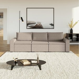 Sofá Modular 3 Lugares Zen CabeCasa MadeiraOriginals