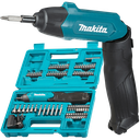 Ver imagem 1 de Parafusadeira Dobrável a Bateria Bivolt Lithium com 81 Peças - Df001dw - Makita Parafusadeira Dobr.b