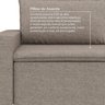 Sofá Modular 2 Lugares com Braços Laterais Zen CabeCasa MadeiraOriginals - 5