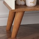 Ver imagem 3 de Mesa De Cabeceira Classic Duda Off White Freijó