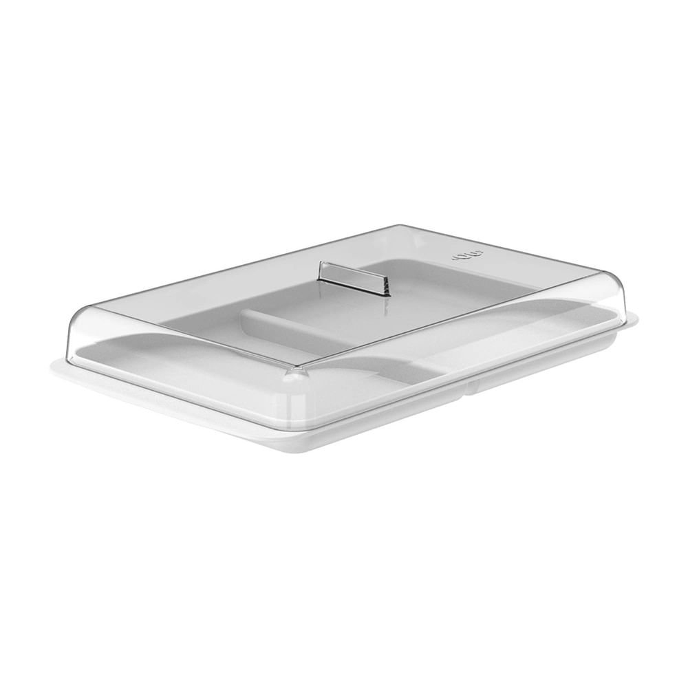Porta Frios Duplo com Tampa ou Break Branco - 1
