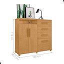 Ver imagem 5 de Jogo de Guarda Roupa e Cômoda Itabatã Naturalle