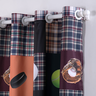 Cortina Infantil Juvenil Quarto Menino Boy para Varão Simples Duplo 2m Estampada Esportes - 3