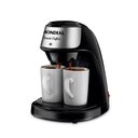 Ver imagem 1 de Cafeteira Elétrica Mondial Smart Coffe 500w C-42-2x-bi Preto/inox 220v