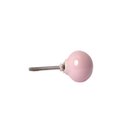 Ver imagem 2 de Puxador Redondo Rosa Liso Cerâmica Esmaltada Delicado