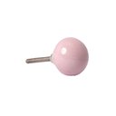 Ver imagem 3 de Puxador Redondo Rosa Liso Cerâmica Esmaltada Delicado