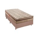 Ver imagem 1 de Cama Box Solteiro: Colchão Molas Ensacadas Paropas MasterPocket Marcelly Ibiza + Base CRC Suede